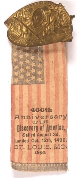 Columbus 400th Anniversary St. Louis Ribbon