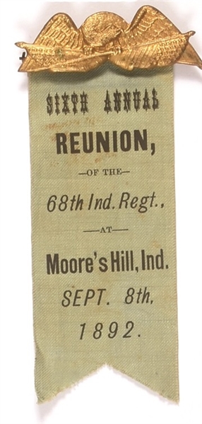 GAR Indiana Reunion Ribbon