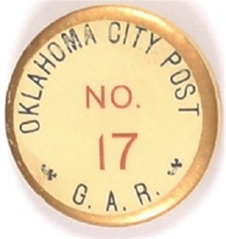 GAR Oklahoma City 1904 Pin