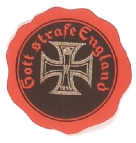 God Punish England World War I Stamp