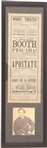 Booth “Apostate" Broadside
