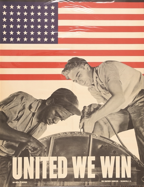 United We Win World War II Poster