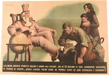 Italy anti US World War II Poster
