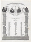 Lincoln 1865 Inaugural Ball Invitation