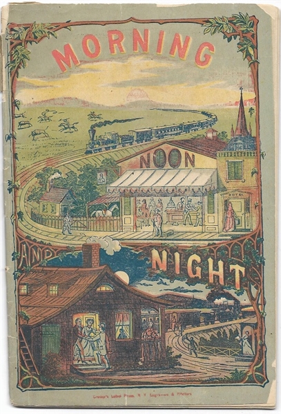 Morning, Noon, Night 1872 Almanac With Suffrage Commentary