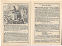 Morning, Noon, Night 1872 Almanac With Suffrage Commentary