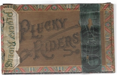Roosevelt, Wood Plucky Riders Cigar Box