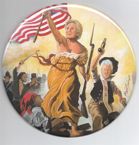 Hillary Clinton Liberty Leading Her People