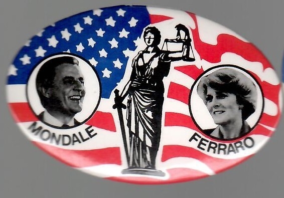 Mondale, Ferraro Lady of Justice