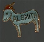 Smith Enamel Donkey with Brown Derby