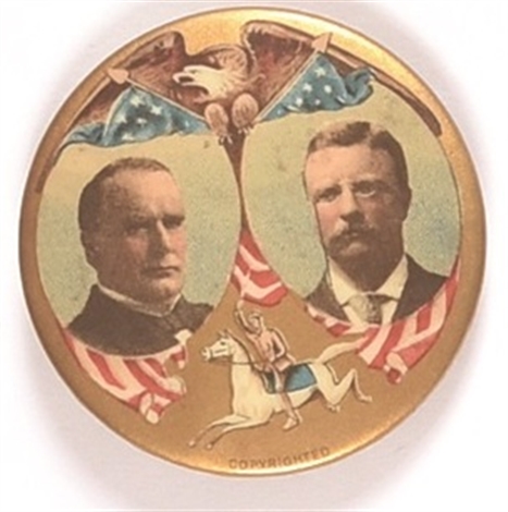 McKinley, Roosevelt Rough Rider Jugate