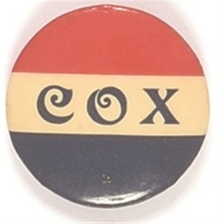 Cox Red, White and Blue Celluloid