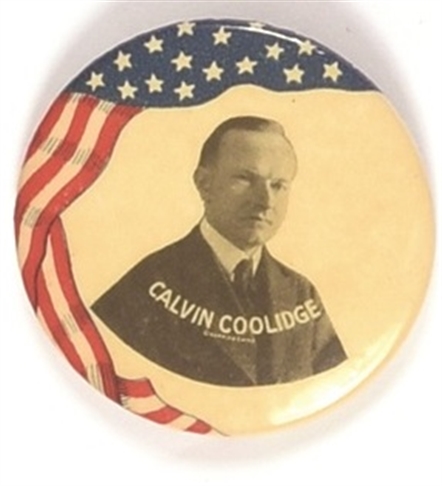 Coolidge American Flag Celluloid