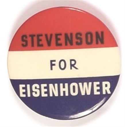 Stevenson for Eisenhower