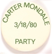 Carter-Mondale Party March 18, 1980