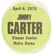 Jimmy Carter Notre Dame Rally