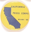 California Press Corps 1968 Convention Pin
