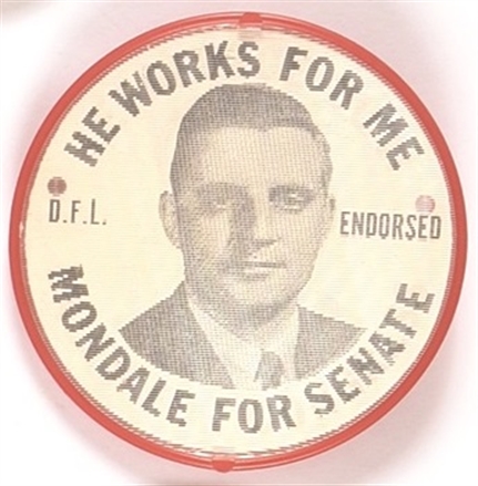 Mondale, Daley DFL Coattail Flasher