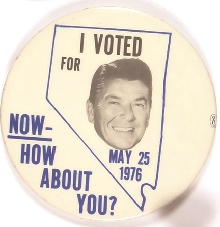 Nevada Reagan 1976 Celluloid