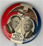 Roosevelt, Garner Repeal and Prosperity