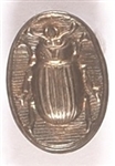 Bryan Oval Gold Bug Stud
