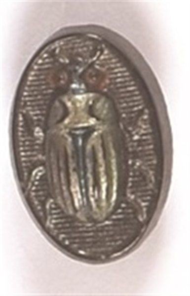 Bryan Silver Bug Clothing Button