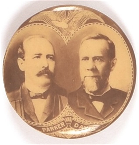 Parker, Davis Sepia Celluloid Jugate