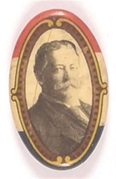 William Howard Taft Oval Celluloid