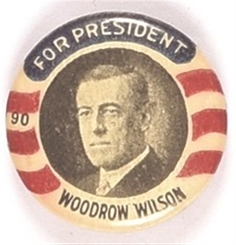 Wilson Red and White Stripes Celluloid