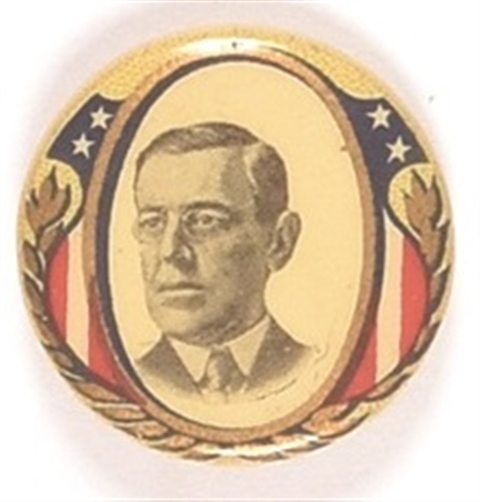 Woodrow Wilson Shield Celluloid