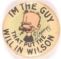 Will in Wilson Carton Pin