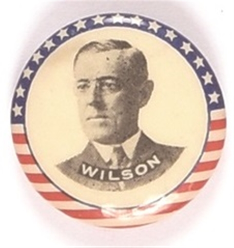 Wilson Stars and Stripes Border Celluloid