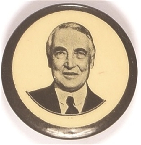 Harding Black Border Celluloid