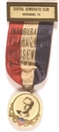 FDR Harrisburg Central Democratic Club Pin, Ribbon