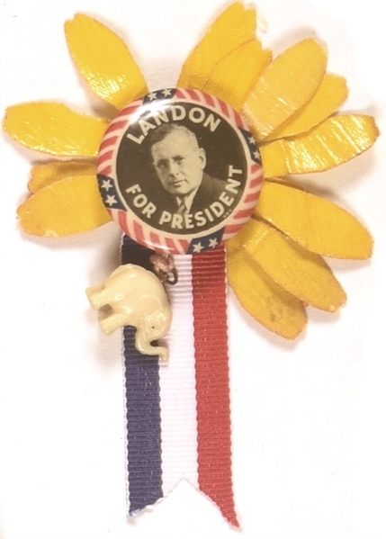 Landon Celluloid with Elephant, Sunflower