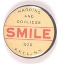 Harding and Coolidge Smile