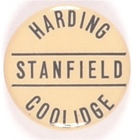 Harding, Stanfield Oregon Coattail