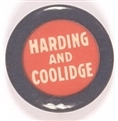 Harding and Coolidge RWB Celluloid