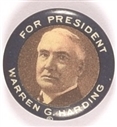 Harding Larger Blue Border Celluloid