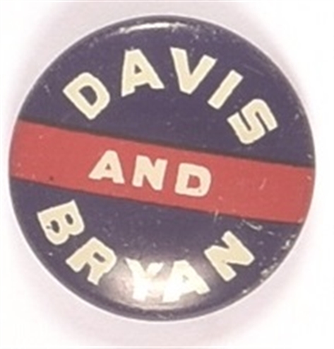 Davis and Bryan Scarce 1924 Litho