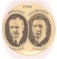 Coolidge and Dawes Jugate