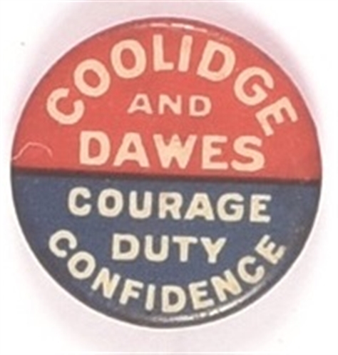 Coolidge Courage, Duty, Confidence