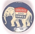 Coolidge and Dawes GOP Elephant 