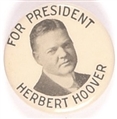 Hoover for President Picture Pin