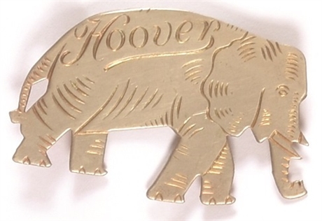 Hoover Metal Elephant Pin