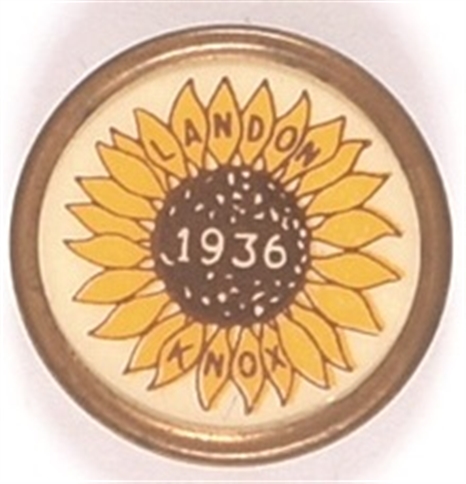 Landon Framed Sunflower Pin