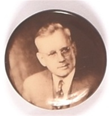 Alf Landon Sepia Celluloid