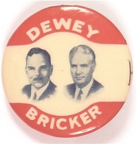 Dewey and Bricker Scarce Jugate