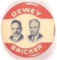 Dewey and Bricker Scarce Jugate