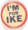 Im for Ike RWB Celluloid